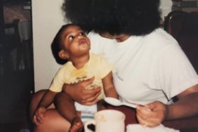 Kwame Onwuachi and their mother.