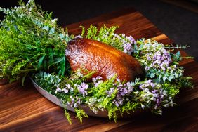 Dry aged crown of duck from Francie, Brooklyn, NY.