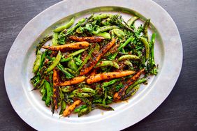 Grilled Baby Vegetables with Fish Sauce Caramel