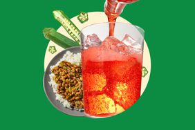 Juneteenth's classic red drink with southern hoppin john and okra