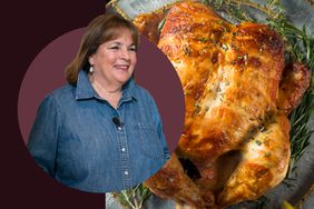 Composite of Ina Garten and a roasted chicken