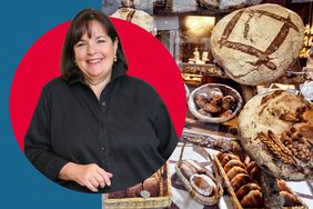 Ina Garten and the window at Poilâne.