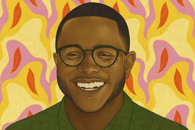 illustrated portrait of Kwame Onwuachi