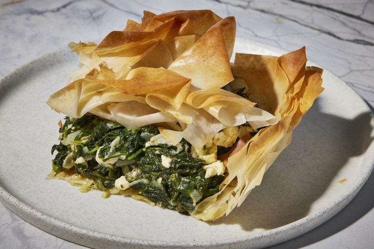 Spanakopita pie