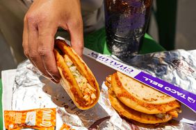 Cheesy street chalupa- chicken