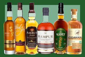 Various single malt whiskies from India.